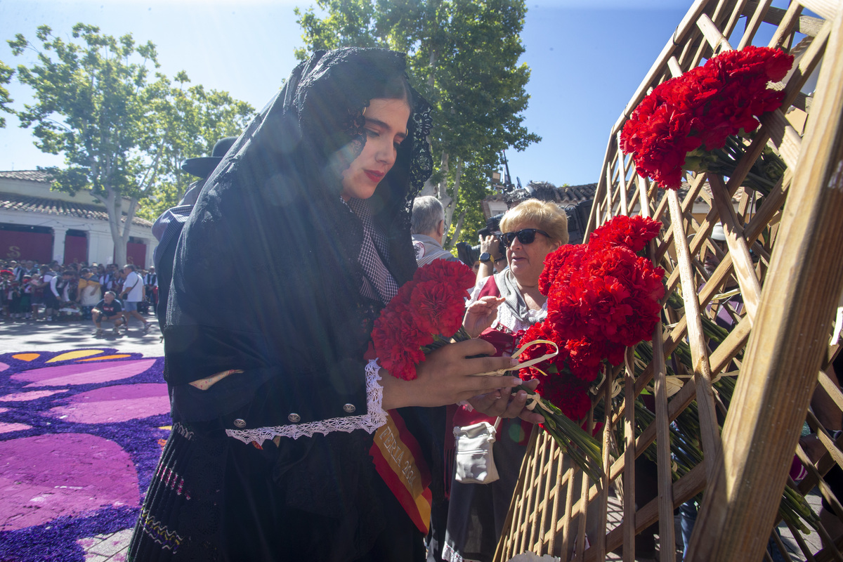 Multitudinaria ofrenda a la patrona  / JOSÉ MIGUEL ESPARCIA