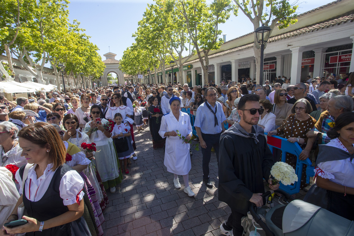 Multitudinaria ofrenda a la patrona  / JOSÉ MIGUEL ESPARCIA