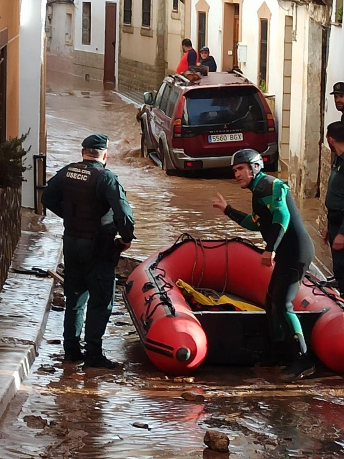 Una fallecida por las inundaciones en Mira (Cuenca)  / GUARDIA CIVIL