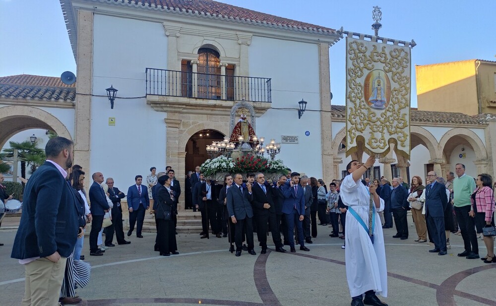 La Virgen de la Caridad inicia el periplo parroquiano