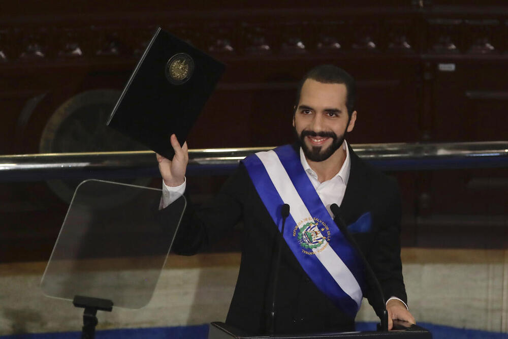 El presidente de El Salvador, Nayib Bukele, en una fotografía de archivo. 