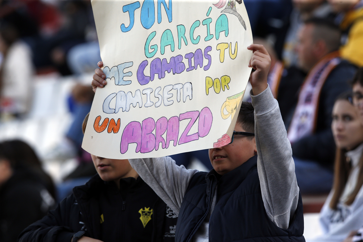 Un momento del partido disputado en el Carlos Belmonte  / JOSÉ MIGUEL ESPARCIA