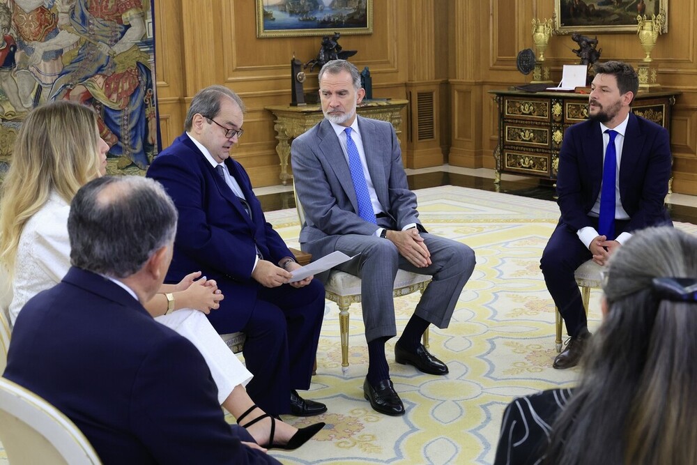 El rey Felipe VI recibe a la Fundación Fernando Núñez