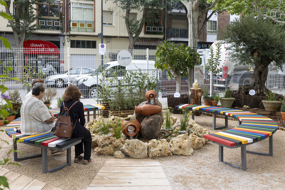 El jardín efímero es “un oasis y un remanso de paz