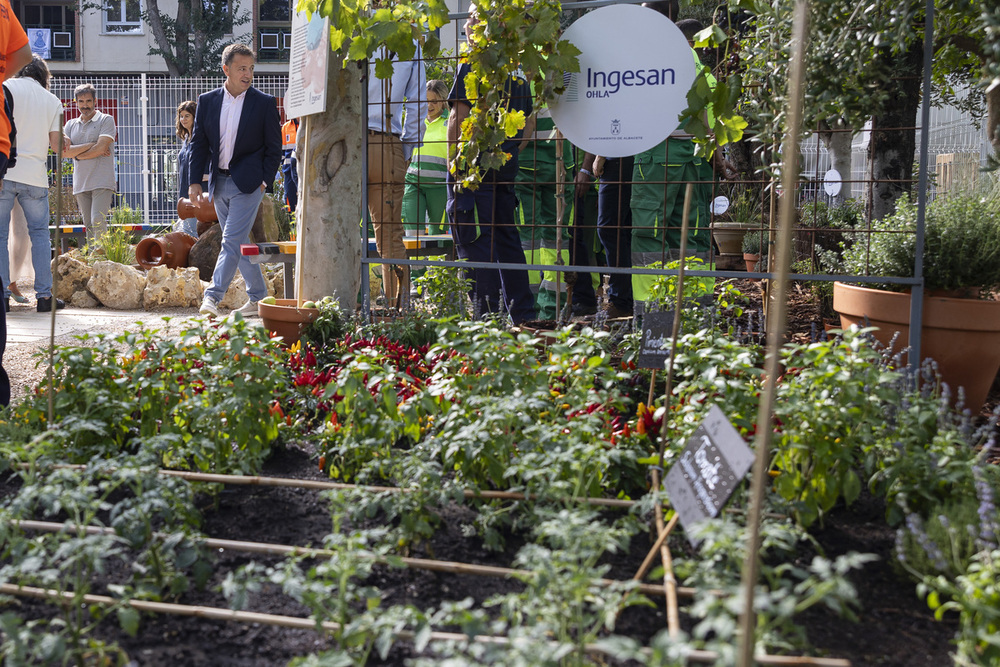 El jardín efímero es “un oasis y un remanso de paz