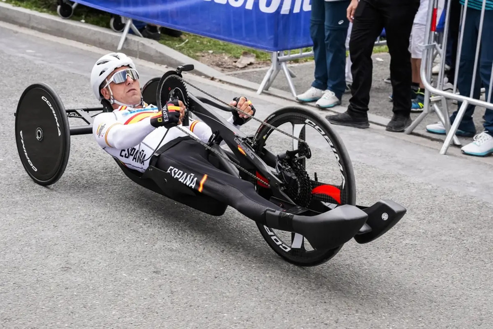 El handbiker taranconense García Marquina fue cuarto.