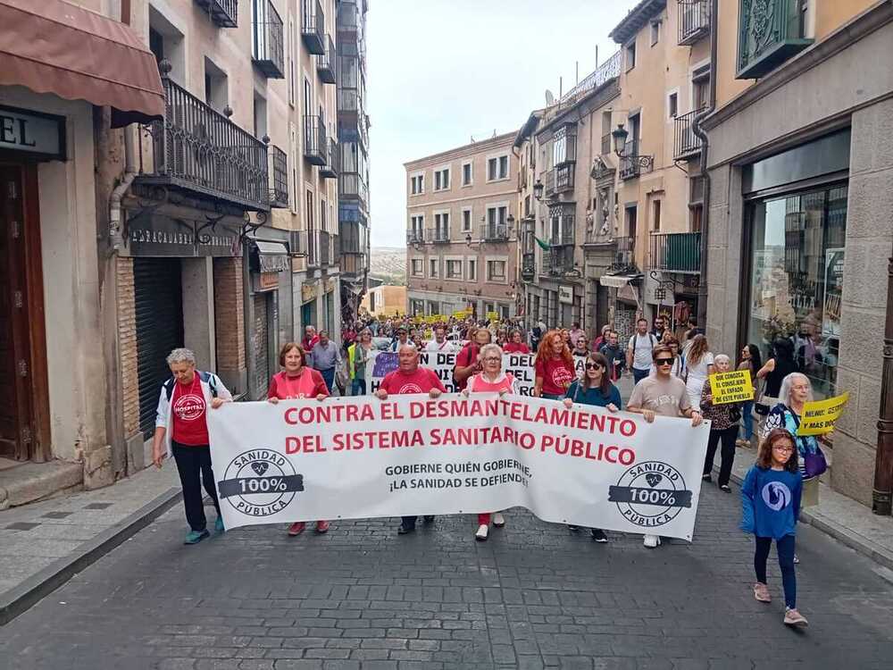 El abandono sanitario movilizó a unos 500 activistas en Toledo