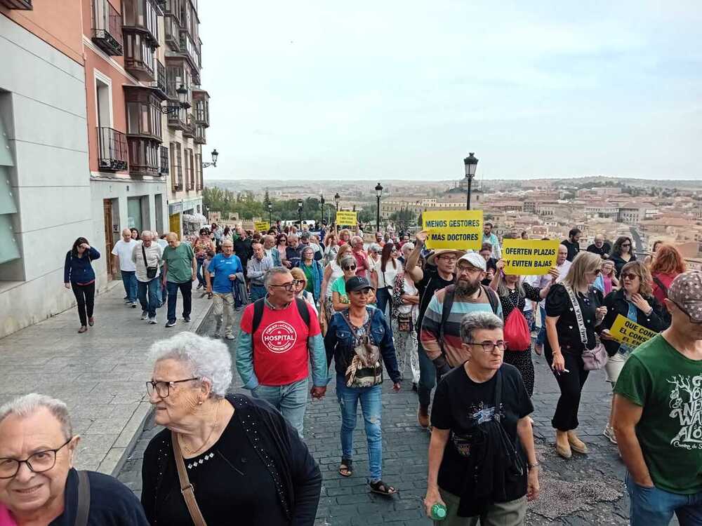 El abandono sanitario movilizó a unos 500 activistas en Toledo