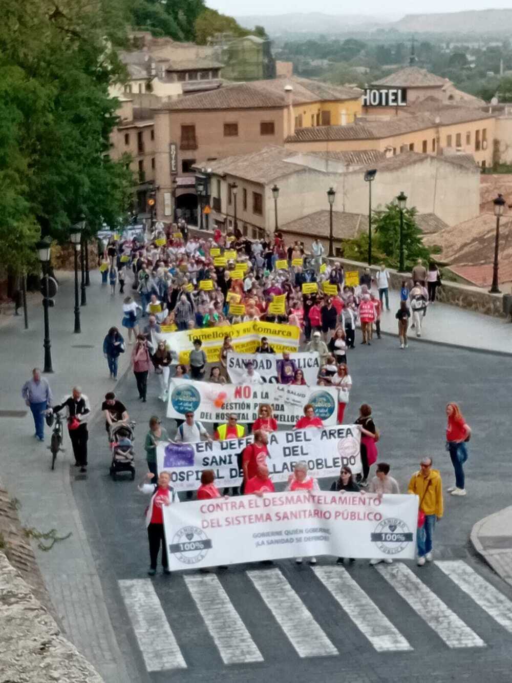 El abandono sanitario movilizó a unos 500 activistas en Toledo