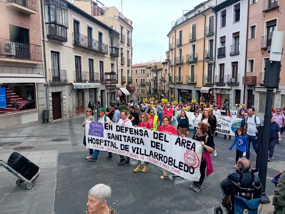 El abandono sanitario movilizó a unos 500 activistas en Toledo