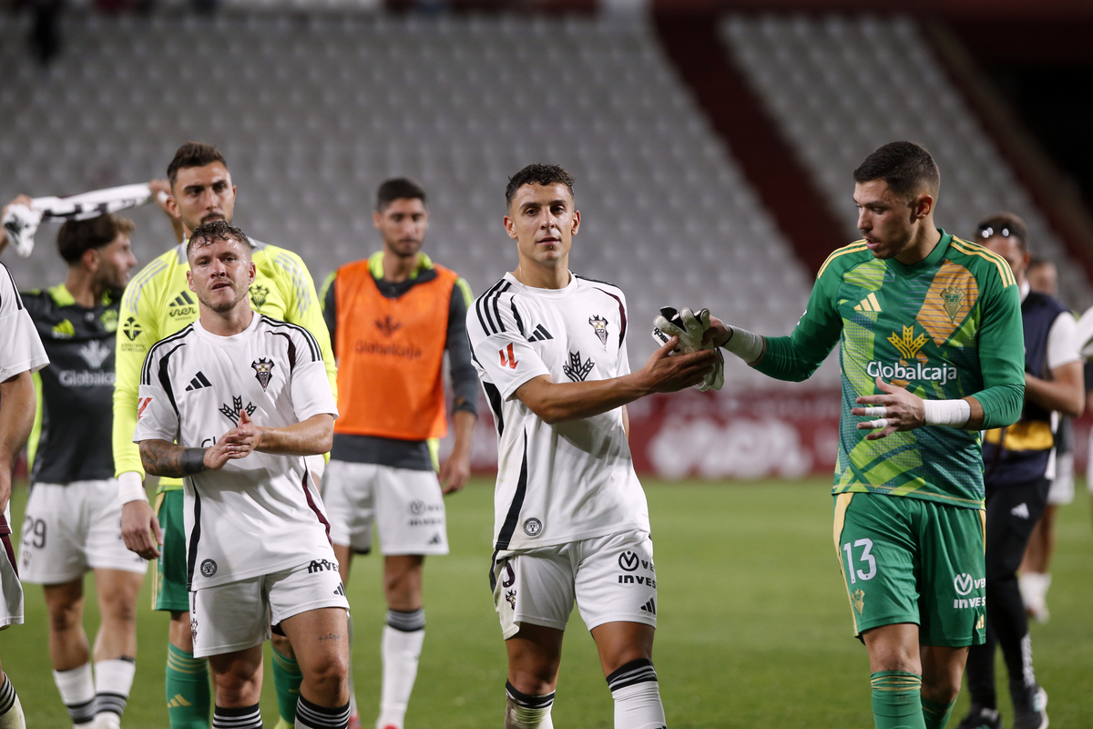 Un momento del partido disputado en el Carlos Belmonte