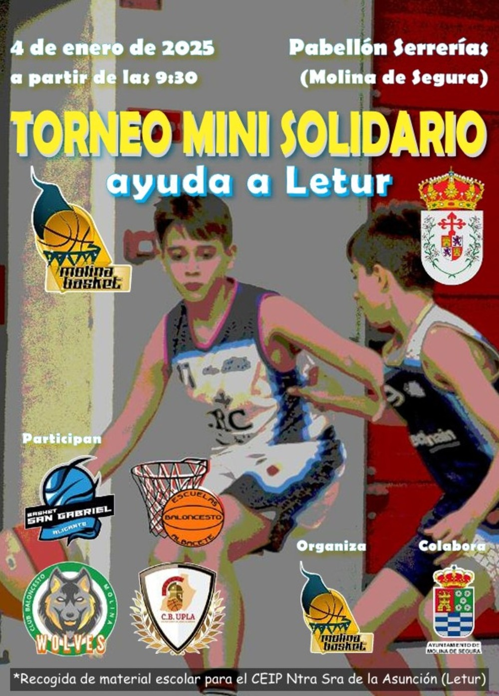 Molina Basket organiza un torneo solidario con Letur