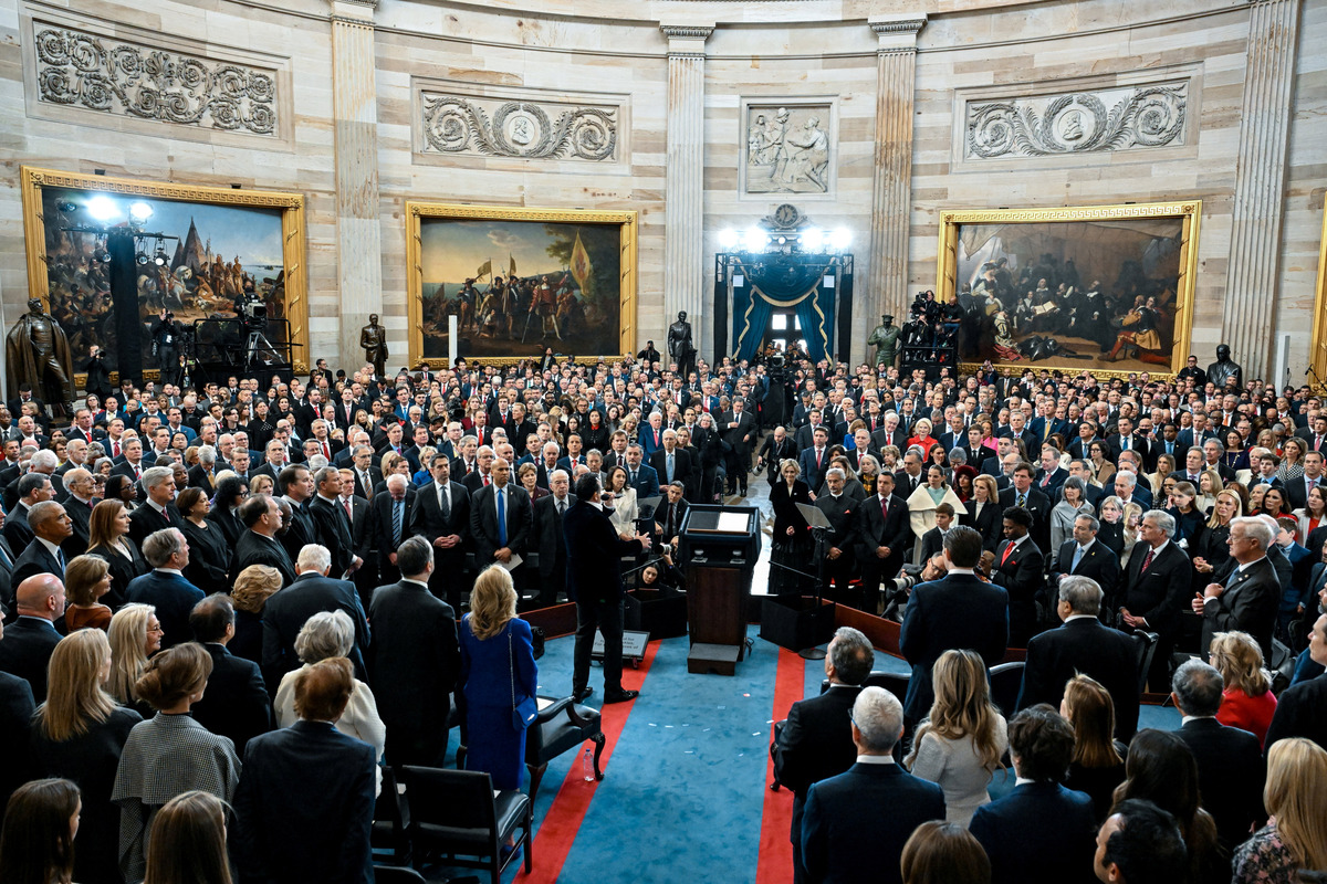 Inauguration ceremony for Trump's second presidential term  / KENNY HOLSTON