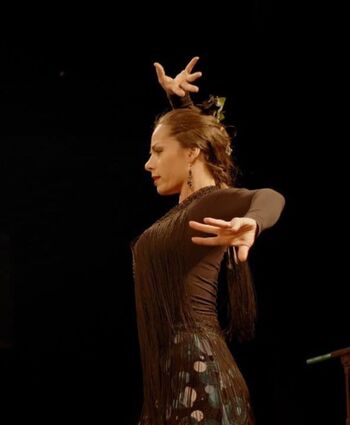 Cristina Bautista muestra su 'Tablao flamenco' en pedanías