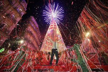 Vigo inicia el montaje de su Navidad