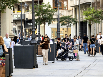 Los móviles sitúan a 34.000 turistas en julio en la capital