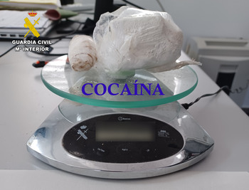 Detienen a un hombre con 122 gramos de cocaína