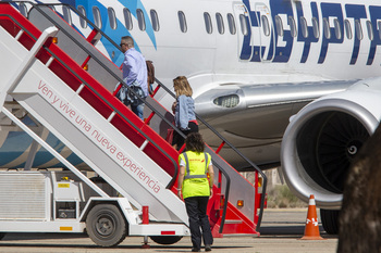 El aeropuerto registró una bajada del 14% en viajeros