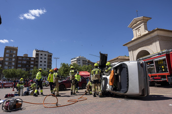 La ciudad descubre cómo se actúa ante un accidente de tráfico