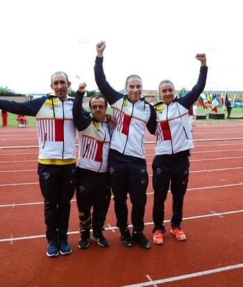 Los deportistas de Fecam destacan en el Europeo de atletismo