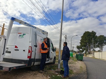 Mejoran la iluminación en la zona del Cordel de Balazote