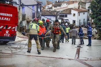 Los Cuerpos Especiales del Ejército también trabajan en Letur