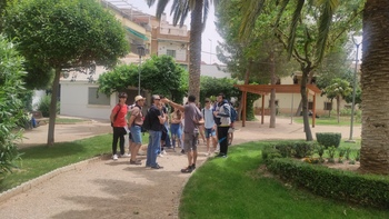 Los estudiantes participan en la ruta guiada del Ayuntamiento