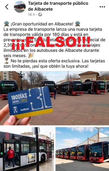 Alertan sobre un falso Bono de 180 días del autobús