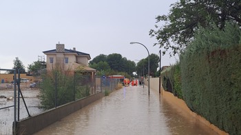 Los bomberos realizaron 10 actuaciones a  causa de las lluvias