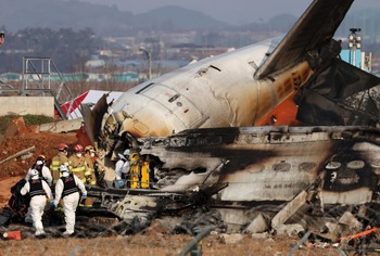 179 muertos en un accidente aéreo en Corea del Sur