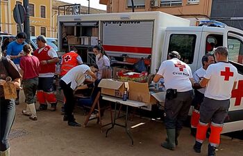 Cruz Roja Albacete se despliega en Valencia