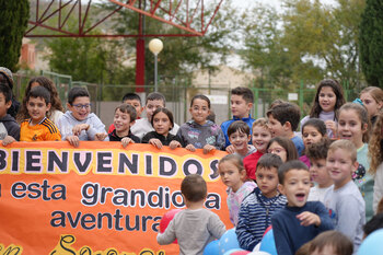 Elogian al colegio  de Socovos por acoger los niños de Letur