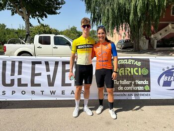 Juan González y Lucía Navarro mandaron en la BTT de San Pedro