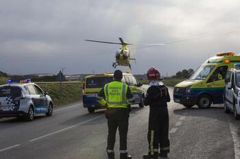 Un motorista herido en accidente de tráfico en Villalgordo