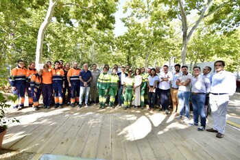 El jardín efímero es “un oasis y un remanso de paz