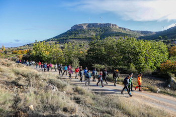 Las rutas de senderismo de la Diputación visitan  Carcelén