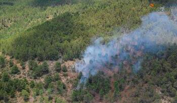 Incendio forestal en la pedanía de Arguellite de Yeste
