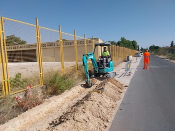 Mejoran el acceso a las parcelas de la carretera de Jaén