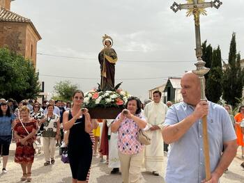 El barrio rural de Santa Marta festejó a su Patrona