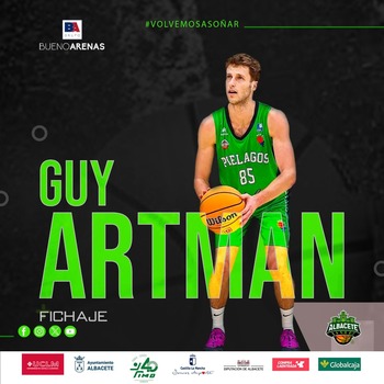 El Bueno Arenas incorpora al base israelí Guy Artman