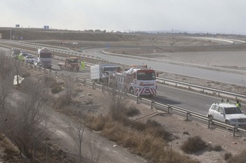 Trasladan al Hospital a ocho heridos en un accidente múltiple